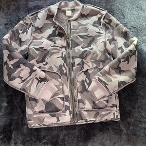 Lucky Brand Reversible Camo Bomber - S